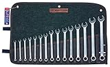 Wright Tool 752 12 Point Metric Combination Wrench Set, 15-Piece [並行輸入品]