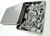 Mini Skater Circle Ethernet Nylon Wire Cable Clips Clamps with Steel Nail, 10mm Diameter, 100pcs/Pac