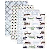 Hudson Baby Flannel Receiving Blankets, Blue Cars by BabyVision [並行輸入品]
