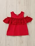 Seraph セラフ ベビー 2WAY タンクトップ 赤ちゃん ベビー服 子供服 女の子 トップス 80㎝ レッド 50491315