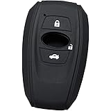 【IKT】スバル車用 スマートキー用シリコンカバー ブラック/レボーグ/レガシー/など 専用設計でピッタリサイズ 傷防止 さらさらシリコン SUBARU車用（SS-001BK）