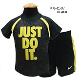 NIKE ナイキ ベビー Tシャツ カットソー ショートパンツ トレーニングウエア 上下セット - デザインB/18M＝80～85cm