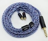 【JSHiFi-Storm】MMCX4.4mmリケーブル 単結晶銅+銀メッキ 4.4mmイヤホンアップグレードケーブル MMCXイヤフォン交換ケーブル (MMCX4.4mm)