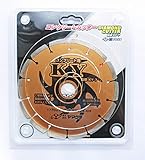 ヤマグチ コンクリート・ブロック・スレート・レンガ用カッター KYセグメントタイプ KY-7 スムースな食込み 奥行17.7×高さ0.19×幅17.7cm 内径調整リング