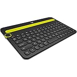 ロジクール ワイヤレスキーボード K480BK Bluetooth キーボード ワイヤレス 無線 Windows Mac iOS Android Chrome K480 ブラック 国内正規品