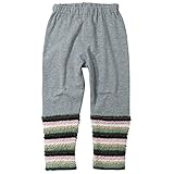 《春秋冬対応》SCHNEE(スネー) 天竺起毛レギンス 120cm/杢グレー NO.F-661545