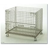 テイモー ボックスパレット(メッシュパレット) 溶融亜鉛メッキ（スチール製） 810HG