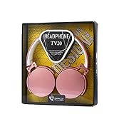 hibote ヘッドセット ステレオ ポートを分かち合う 折みみた式 密閉型 3.5mmオーディオケーブル マイクフォン付 MP3 携帯 ゲーム機 ローズゴールド