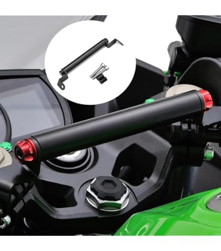 Amazon.co.jp: LEDISHUN バイク用 クランプバー NINJA400