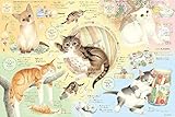1000ピース ジグソーパズル 猫町ナーゴの仲間たち（50x75cm）