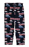 Denver Broncos大人用2 x - large 2 x l All Overロゴスリープパジャマパンツ – Sleepwear