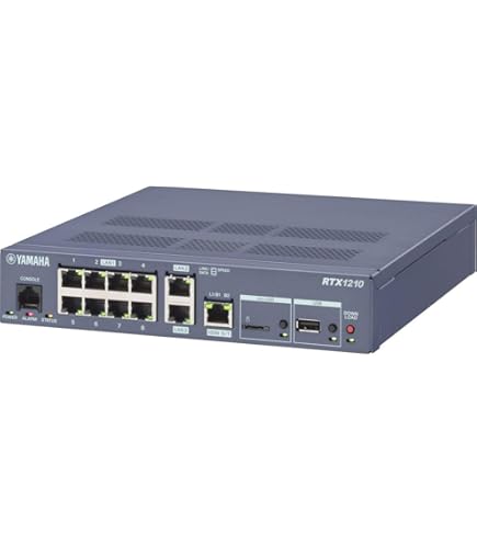 Amazon | ヤマハ ギガアクセスVPNルーター RTX1210 | ヤマハ