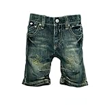 在庫処分　(ビーツ) BEETS デニム ショートパンツ 101522 Summer Emb. Shorts 80cm 90cm 100cm (80cm)