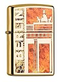Zippo " Berlin / Brandenburger Tor z-fusion " Polished真鍮色ライタードイツ