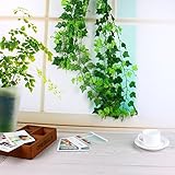 【4本セット】人工藤　壁掛け　人工観葉植物 飾り藤 吊り インテリア 家庭 パーティ 結婚式 祝日 飾り物　室内　屋外 230-240cm