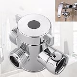fheaven 1 / 2インチの3 Way t-adapterバルブfor Toilet Bidetシャワーヘッド切替弁バルブ