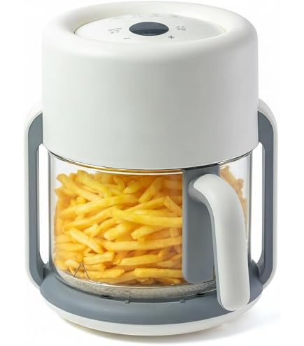 保存容器にもなる❤️ノンフライヤー 4L&1.5L 2点セット 可視窓ガラスボウル Amazon.co.jp: Raisme エアフライヤー 大容量 透明窓 4L+1.5Lダブル