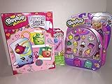 Shopkins 3 Piece Includes 12 pack of Shopkins 2 Bonus Charms, Jumbo Coloring & Actiktiy Book, Light 