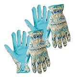 Set of 2 Digz Planter Womens Small Synthetic Leather Palm All Purpose Work/Garden Gloves - Comfort F