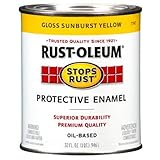 Rust-Oleum 7747502 Protective Enamel Paint Stops Rust, 32-Ounce, Sunburst Yellow [並行輸入品]