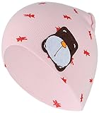 (コ-ランド) Co-land ベビー 帽子 新生児 ハット 可愛い ベビーハット キッズキャップ 女の子 男の子 赤ちゃん用 ニット帽 Cピンク