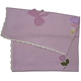 Ballerina Knitted Cot Blanket by Powell Craft