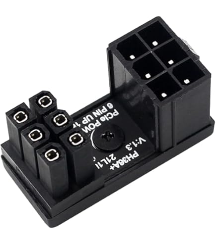 確認用グラボに繋ぐ変換アダプタ Amazon.co.jp: KAUMO PCI-E電源 方向変換コネクタ (6ピン ラッチ