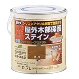 アトムハウスペイント 水性ウッドエバープロテクト(耐久ステイン) 0.7L オーク