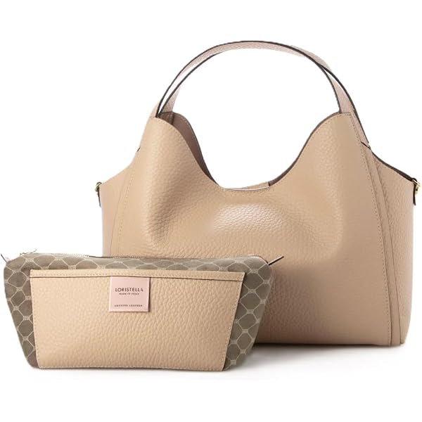 Amazon LORISTELLA ロリステッラ バッグ レザー トートバッグ 2WAY BETH 2920 SHEILA ハンドバッグ ストラップ ショルダーバッグ BIANCO LORISTELLA ハンドバッグ