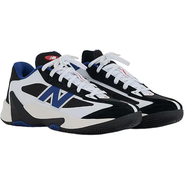 バスケットボールシューズ ブラック/ホワイト/ブルー Amazon | ニューバランス（new balance） バスケットシューズ バッシュ