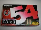 ソニー SONY CDix Ⅱ ハイポジション ハイポジ カセットテープ 54分 2PACK 2C-54CDX2C