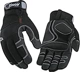 KINCO 2051-XL Men's Lined Cold Weather Gloves, MiraX2 Synthetic Leather Palm, Heat Keep Thermal Lini