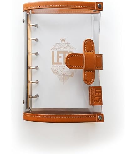 Amazon.co.jp: LETS STATIONERY GOODS クリア システム手帳 ミニ6