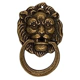 Miniature Gold Lion Pulls 2.2'' - Set of 2 [並行輸入品]