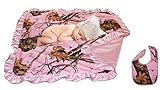 Camo Chique SLEEPWEAR ベビー・ガールズ US サイズ: 34x34" カラー: ピンク