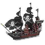Rikuzo ブラックパール　海賊船ブロック　ミニ 小型 積み木 [並行輸入品]