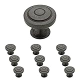 Franklin Brass P29526K-SI-B Soft Iron 1-1/4-Inch, Geary Kitchen Cabinet Hardware Knob, 10 pack [並行輸入