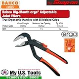 Bahco 8231 Adjustable Joint Pliers, 8-Inch Big Mouth [並行輸入品]