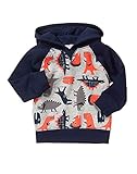 Gymboree Baby Toddler Boys' Dino Print Fleece Hoodie Multi 12-18 [並行輸入品]