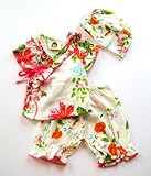 Barn Organics/Mad Sky (バーンオーガニック/マッドスカイ) オーガニック パンツセット フローラル Cream Hampton Floral Organic Pants Set 