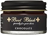 [ブートブラック] 輝きと潤い続く上質ケア シュークリーム しっとりと艶めく コラーゲン配合 チョコレート 55g