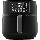 Philips Air Fryer 5000 Series XXL, 7.2L, 16-in-1, Wi-Fi Connectivity | Rapid Air Technology - 90% Less Fat, 16 Ways to Cook,