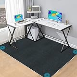 チェアマット ゲーミング140 160cmフロアマットJAYFAN 床 マットチェアマット 床保護マットチェア-マット椅子 マットキズ防止 凹み防止ズレない床 傷防止滑り止め 丸洗い可能 ズレない 吸着