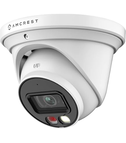 Amcrest UltraHD 4K (8MP) IP PoE AI Camera, 49ft Nightcolor