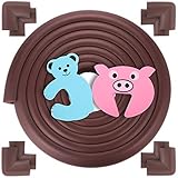 GAGAKU Child Safety Kit 17.9 ft (15 ft Edge + Pre-taped 8 Corners) Childproofing Edge Protector & Co