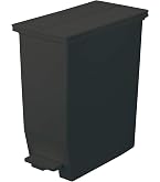 Amazon｜[ケユカ] テレビで紹介 両開きダストボックス L 27L 黒
