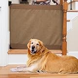 Wall to Banister Signature Gate Size: 32" H x 43" - 52" W, Finish: Mocha [並行輸入品]