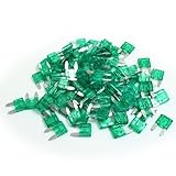 DealMuxの100個30A ATSブレード車の自動車SUVヒューズグリーン