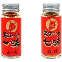 Amazon | 鬼びっくりシリーズ 七味唐辛子 30g 一味唐辛子30g 2本