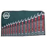 Wiha 50087 15-Piece Metric, Cushion Grips Roll Up Pouch Combination Wrenches by Wiha